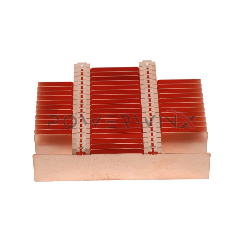 Copper Zipper Fin Heat Sinks
